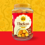 Wheat & Jaggery Thekua 450g – with Desi Ghee | No Maida, No Preservatives, No Sugar