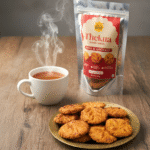 Traditional Thekua sample pack in 2 Flavour  – Sooji Coconut & Wheat Jaggery -240g - Image 4