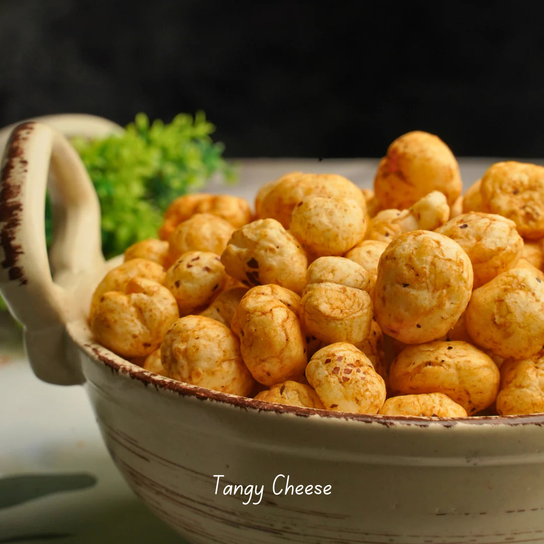 8 Roasted Makhana Combo – Pudina Party & Tangy Cheese | Premium Crunchy Fox Nuts - Image 3